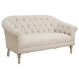 Billie Beige Loveseat Discount