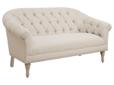 Billie Beige Loveseat Discount