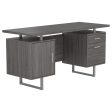 Lawtey Grey Computer Desk Discount