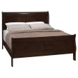 Louis Philippe Brown Queen Bed Online now