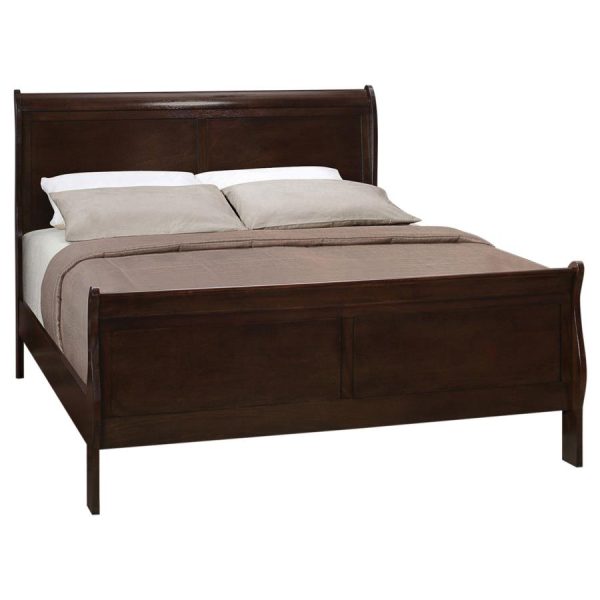 Louis Philippe Brown Queen Bed Online now