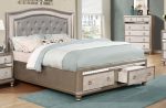 Bling Game Silver Queen Storage Bed Online now