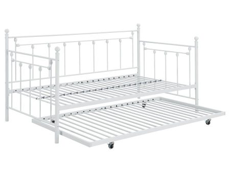 Nocus White Twin Daybed W  Trundle Fashion