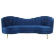 Sophia Blue 3 Pc Sofa Set Hot on Sale