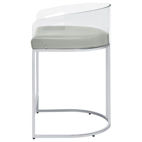 Thermosolis Clear Counter Stool Online now