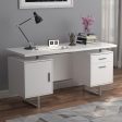 Lawtey White Computer Desk For Sale