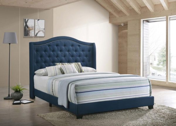 Sonoma Blue Queen Bed Fashion