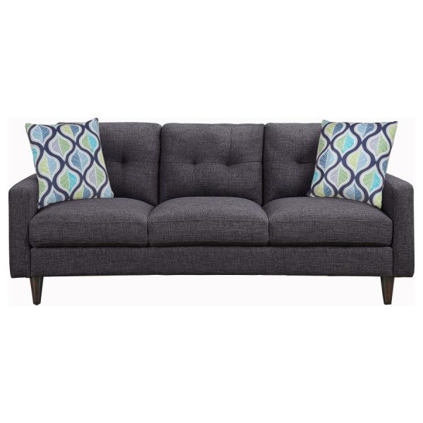 Watsonville Grey 3 Pc Sofa Set Online Hot Sale