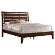 Serenity Brown Eastern King Bed 4 Pc Set For Discount