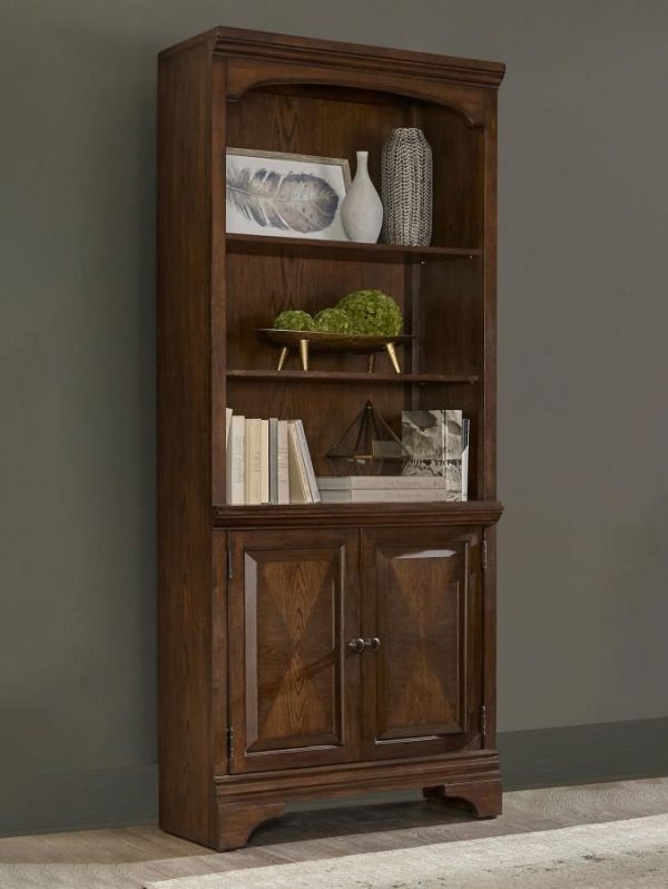 Hartshill Brown Cabinet Bookcase Sale