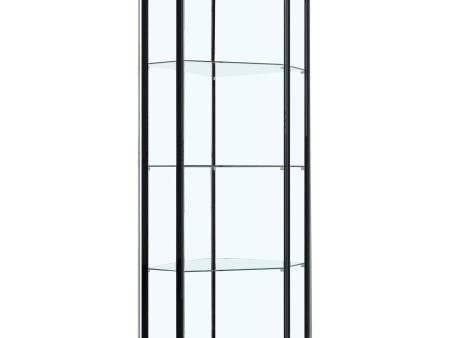 Zenobia Black Curio Cabinet Online now