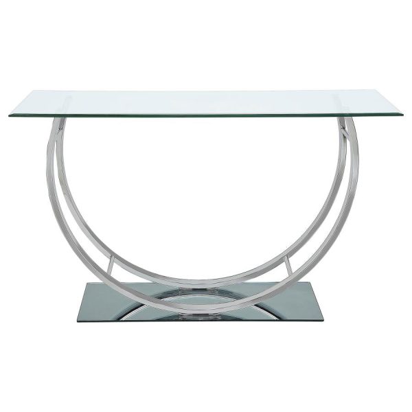 Danville Silver Sofa Table For Cheap