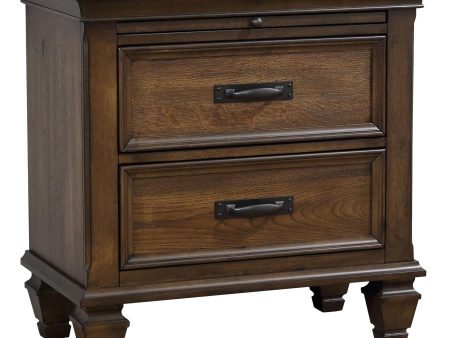 Franco Brown Nightstand on Sale