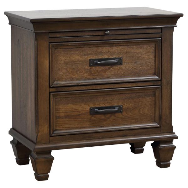 Franco Brown Nightstand on Sale