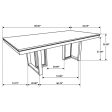 Kelly Grey Dining Table Online Sale