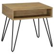 Fanning Brown End Table on Sale