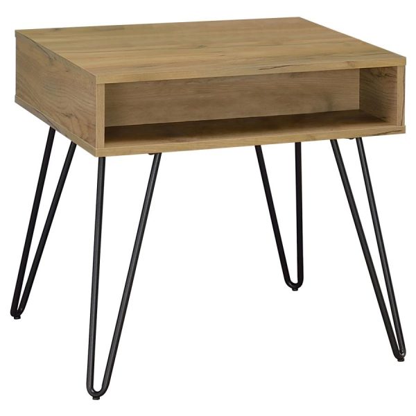 Fanning Brown End Table on Sale