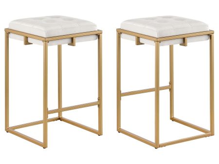 Nadia Beige Counter Stool For Sale