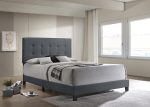 Mapes Grey Eastern King Bed Online Hot Sale