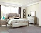 Bling Game Silver California King Bed 4 Pc Set on Sale