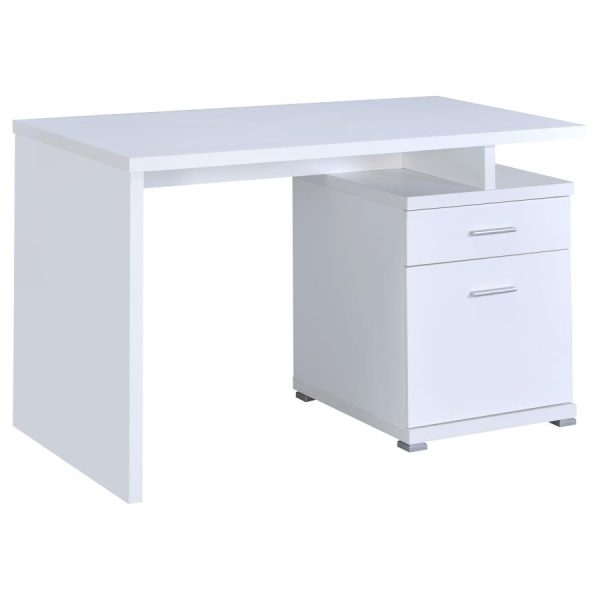 Irving White Computer Desk For Sale