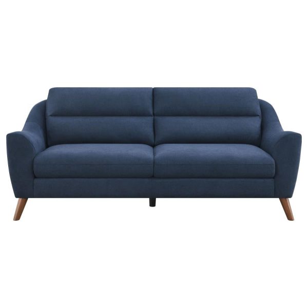 Gano Blue 2 Pc Sofa Set Cheap