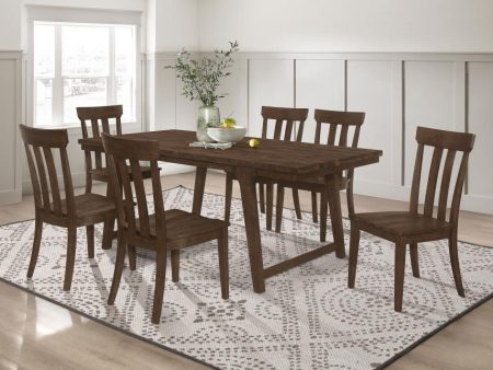 Reynolds Brown 7 Pc Dining Set For Cheap