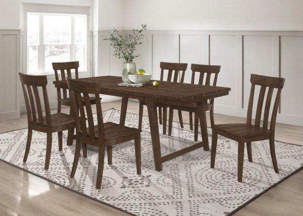 Reynolds Brown 7 Pc Dining Set For Cheap