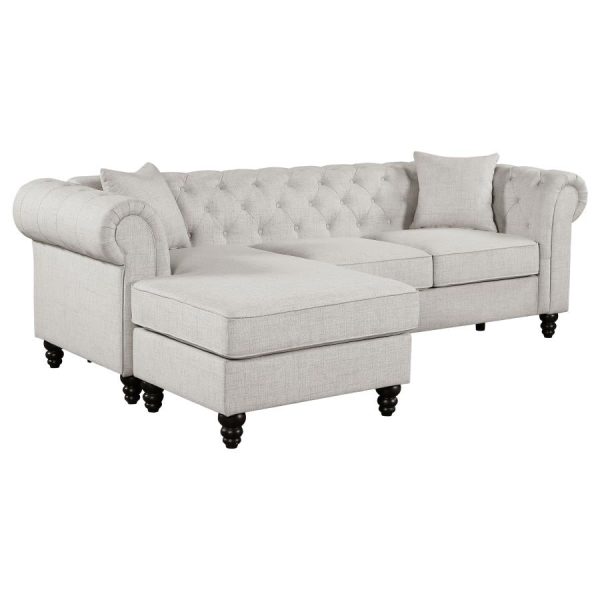 Cecilia Beige Sectional Hot on Sale