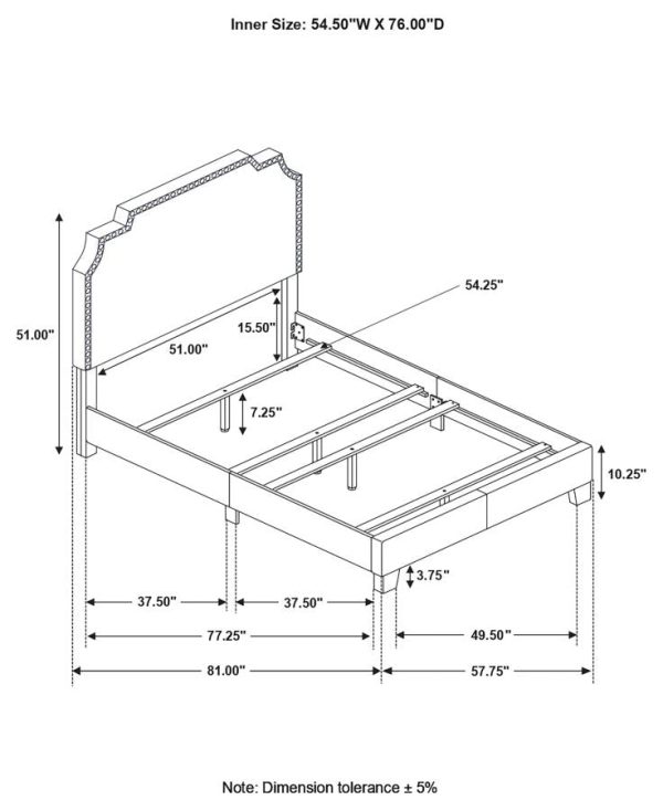 Tamarac Grey Full Bed Online