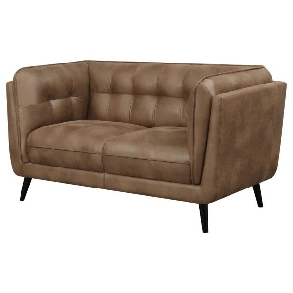 Thatcher Brown Loveseat Online now