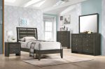 Serenity Grey Twin Bed 4 Pc Set Online now