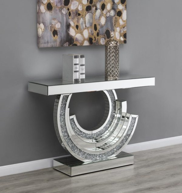 Imogen Silver Console Table For Sale