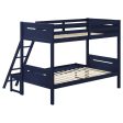 Littleton Blue Twin   Full Bunk Bed Supply