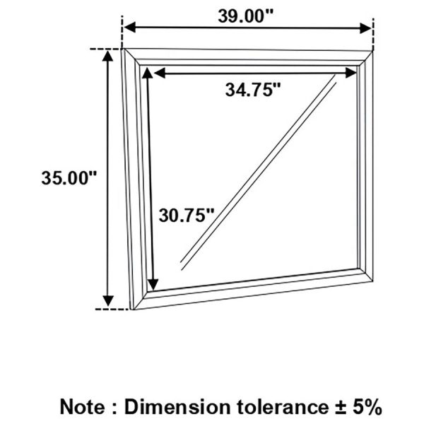 Watson Grey Dresser Mirror Supply