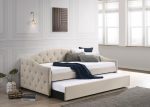 Sadie Beige Twin Daybed W  Trundle Sale