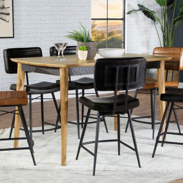 Partridge Brown Counter Height Dining Table Discount