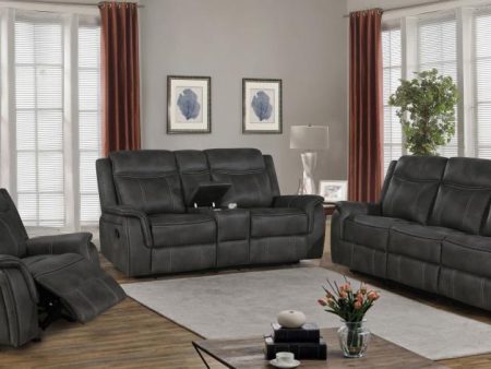 Lawrence Black 3 Pc Motion Sofa Set Cheap