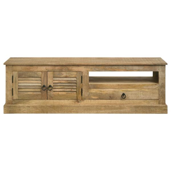 Zabel Brown 58  Tv Stand Hot on Sale