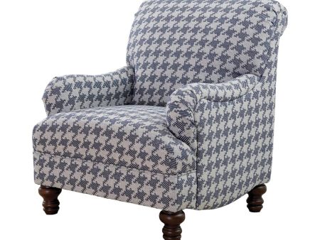 Glenn Blue Accent Chair on Sale