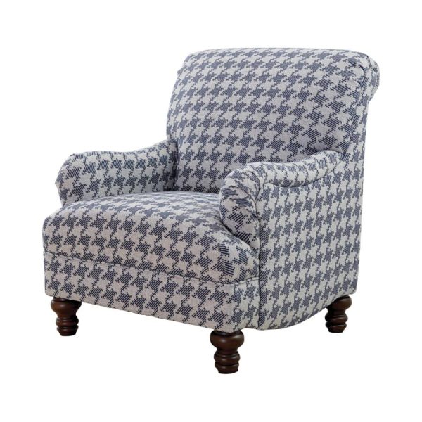 Glenn Blue Accent Chair on Sale