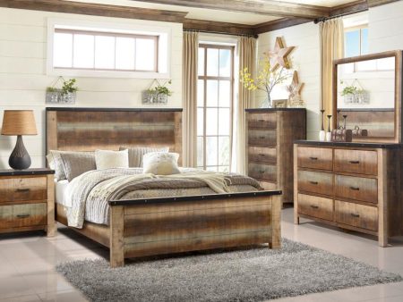 Sembene Brown Queen Bed 5 Pc Set Online Hot Sale