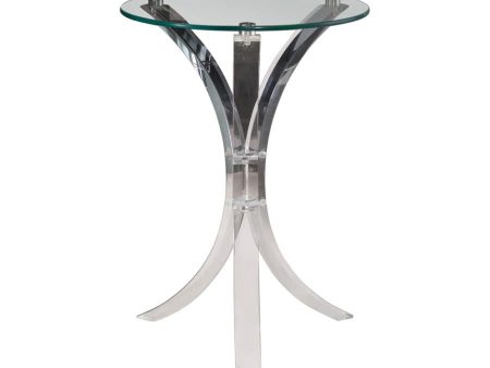 Emmett Clear Side Table For Cheap