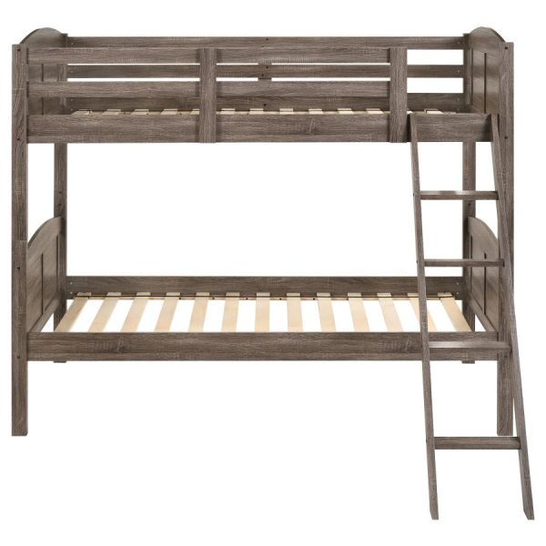 Flynn Brown Twin   Twin Bunk Bed Online now