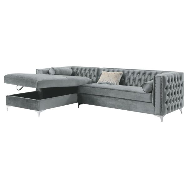 Bellaire Grey Sectional Online Hot Sale