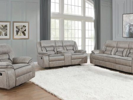 Greer Beige 3 Pc Motion Sofa Set Online Sale