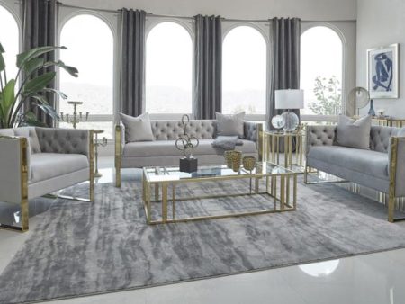 Eastbrook Grey 3 Pc Sofa Set Online now