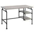 Delray Grey Writing Desk Hot on Sale