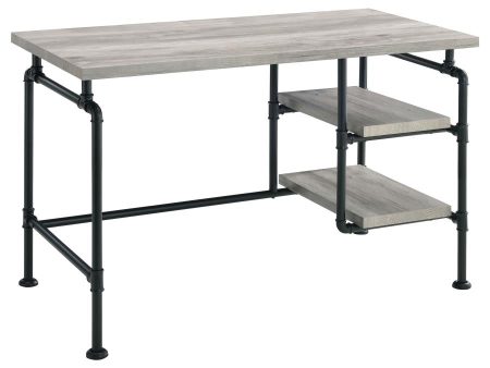 Delray Grey Writing Desk Hot on Sale