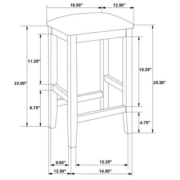 Gabriel Brown Counter Stool Hot on Sale